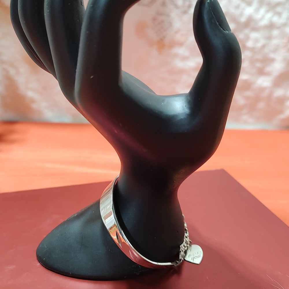 Jacoby Bender 60's name ID bracelet "KITTY" name on bracelet w/ heart